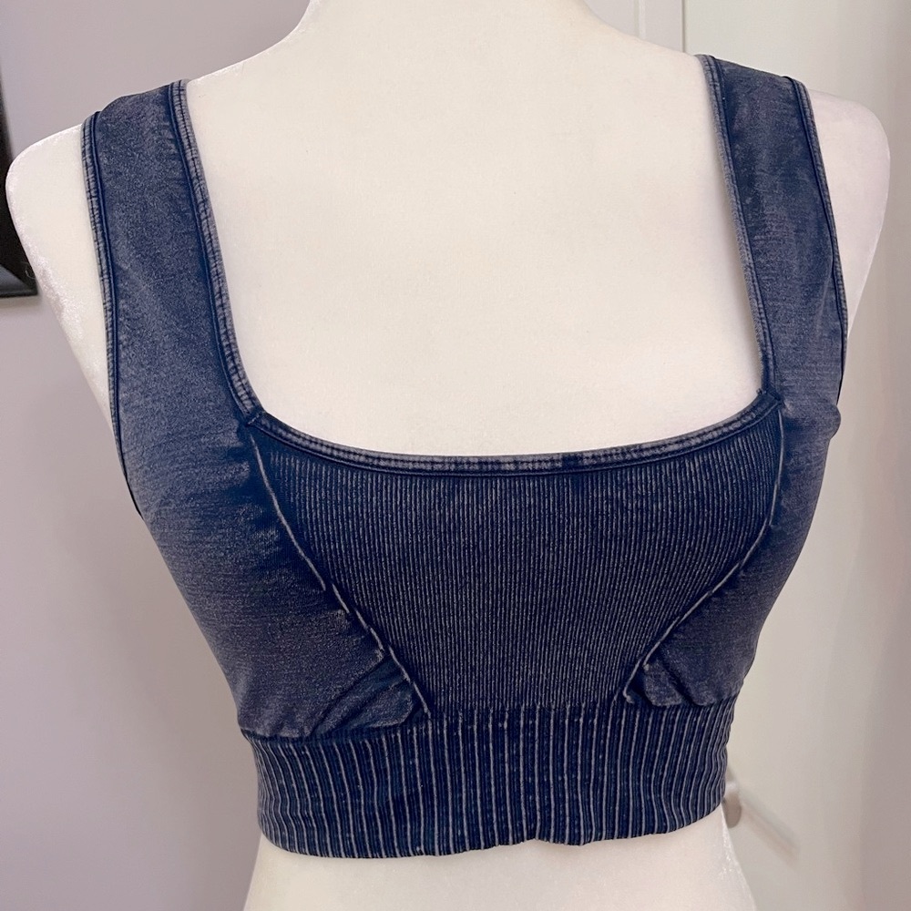 Free People Good Karma square neck sports bra
